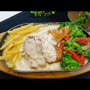 MUSHROOM CHICKEN STEAK 