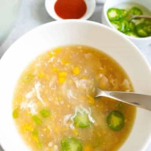 CHICKEN CORN SOUP
