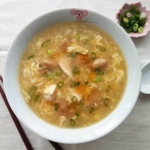 CHICKEN BUTTON (MUSHROOM EGG FLAOUR SOUP)